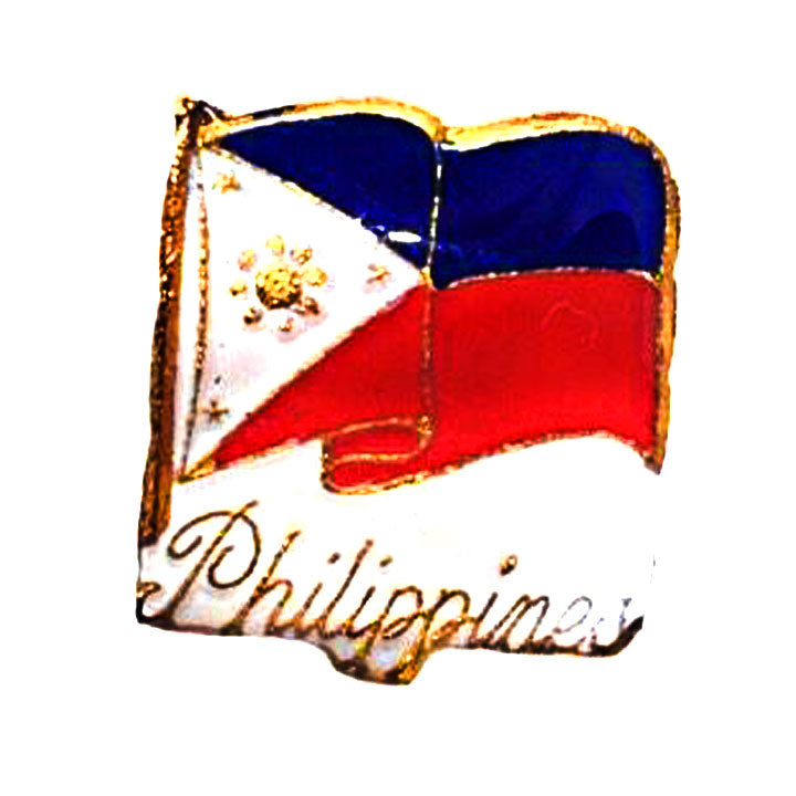 Philippine Country Flag Lapel Pin Enamel Made of Metal Souvenir  Patriotic