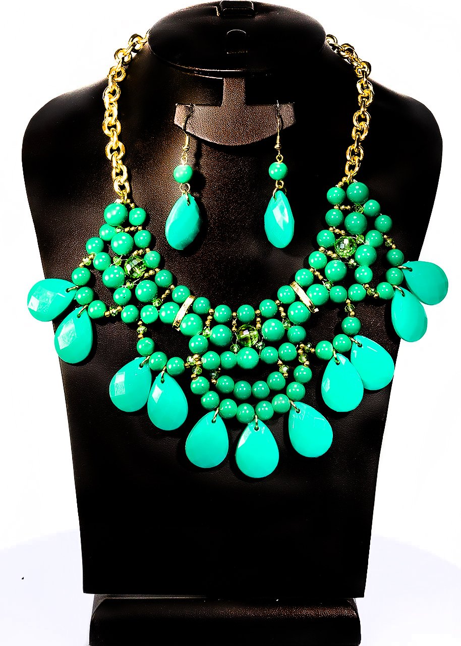 Necklace earring deals set