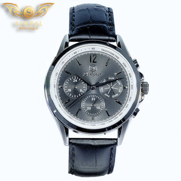 Federer Men's Analog Quartz Watches - F1150 - Gray - Simpal Boutique