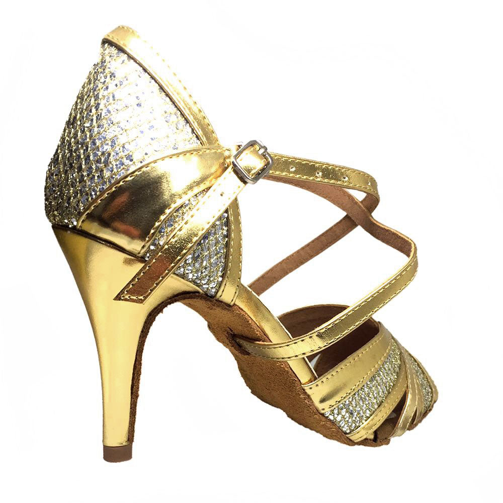 Help Me Dance - Dancing Shoe Latin Salsa Leather Female - KVE-89084 - Simpal Boutique