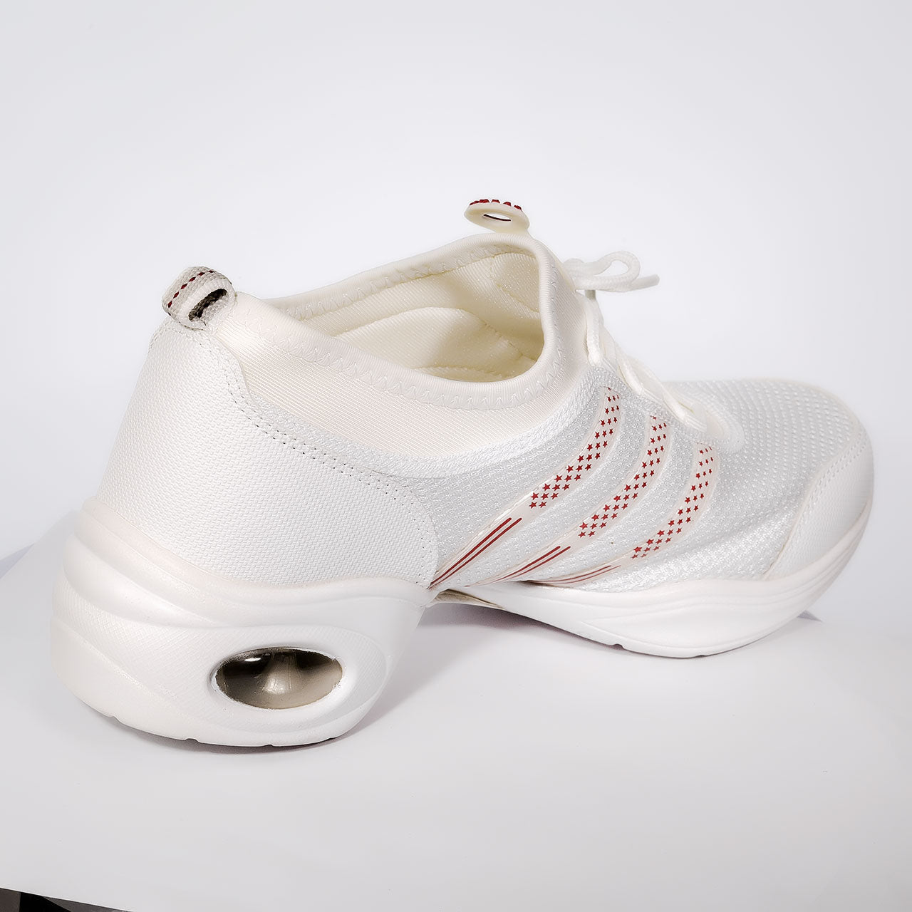 Help Me Dance - Dancing Shoe Sneakers for Zumba and Trainer - KVE-815-White+Pink - Simpal Boutique