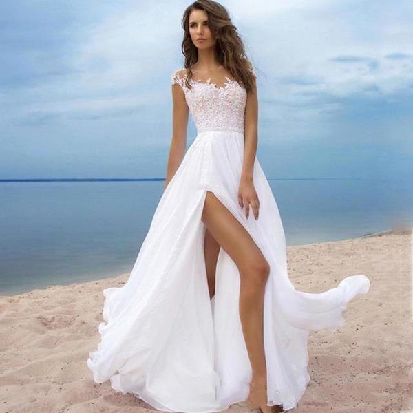 Beach Wedding Dress now in Dubai, UAE - Simpal Boutique