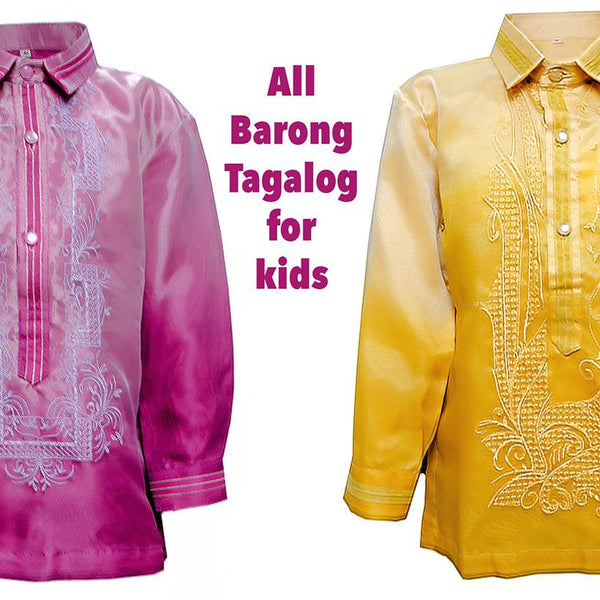 All Barong Tagalog for Kids - Simpal Boutique