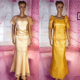 Filipiniana Gown - Simpal Boutique