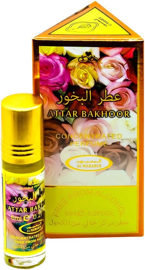 Attar Bakhoor Concentrated Alcohol Free Perfume Oil RollOn 6ml