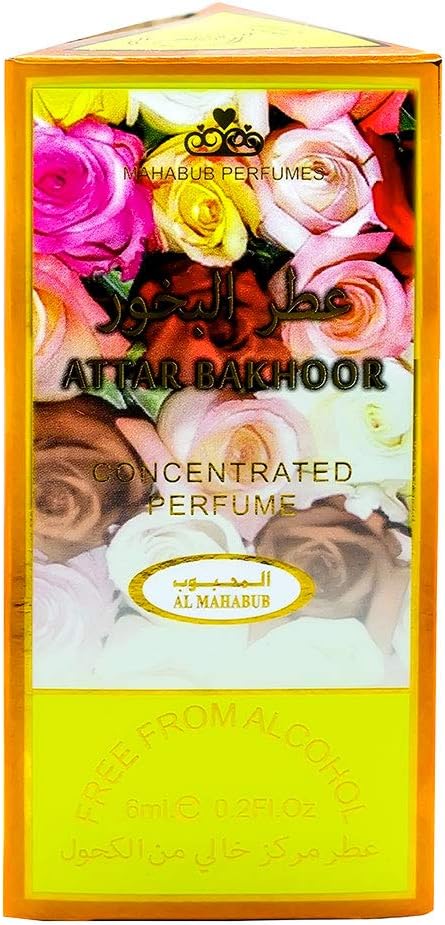 Attar Bakhoor Concentrated Alcohol Free Perfume Oil RollOn 6ml