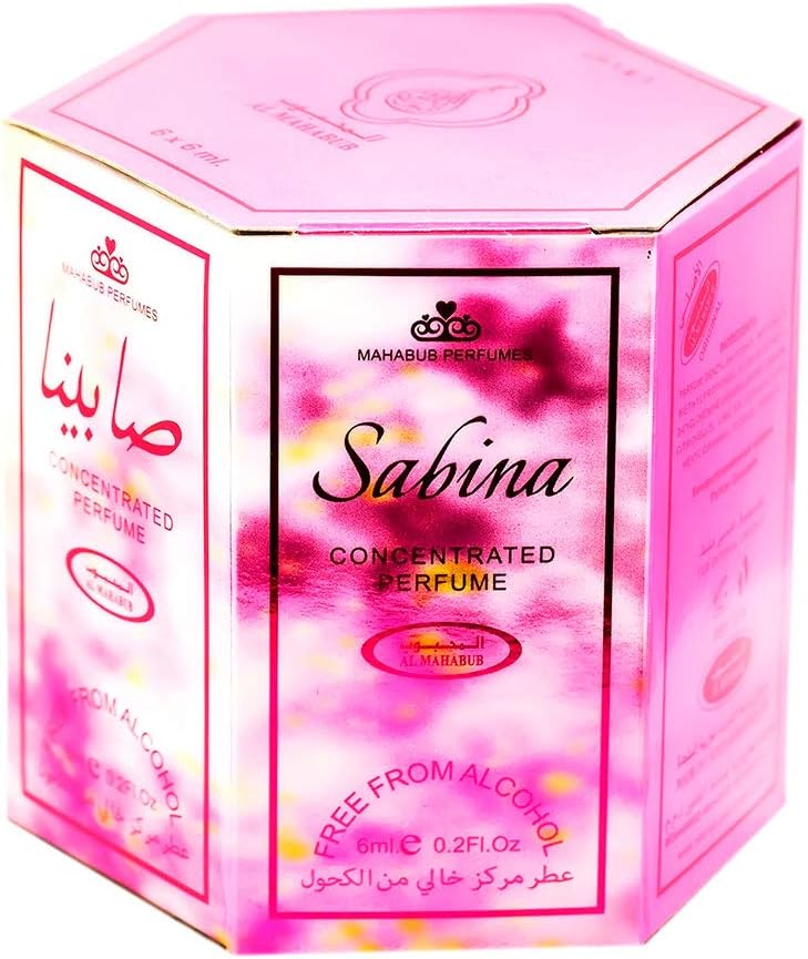 Sabina Concentrated Alcohol Free Perfume Oil RollOn 1 box 6pcs