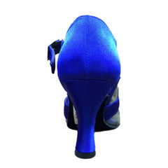 Help Me Dance - Dancing Shoe Leather Female - KVE-300E Royal Blue - Simpal Boutique