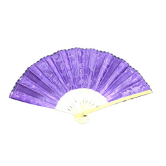 Women's Summer Daily Plain Pattern Fabric Folding Hand Fan Small - Simpal Boutique