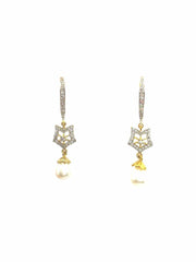 Fashion Pearl Long Earring Rhinestone Artificial Party Earring - Simpal Boutique