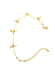 Fashion summer gold plated ankle chain anklets barefoot sandals beach foot anklet for women ladies girls - Simpal Boutique