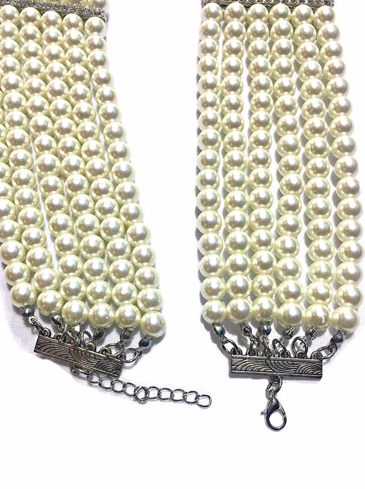 Fashion Pearl Party Necklace + Earring Thick Dress Accessories Artificial Pearl Accessories - Simpal Boutique