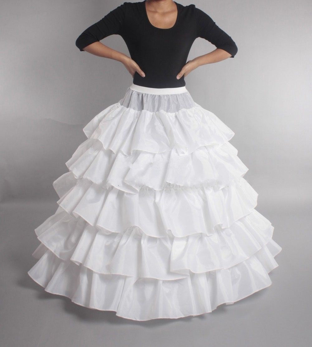In Store Underskirt Bridal Dress Hoop Slips Wedding Petticoat Crinoline Slip Prom L