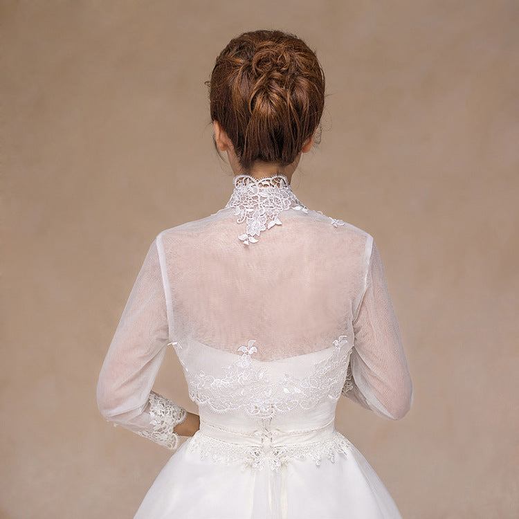 [In Store] Lace bridal jacket - Simpal Boutique