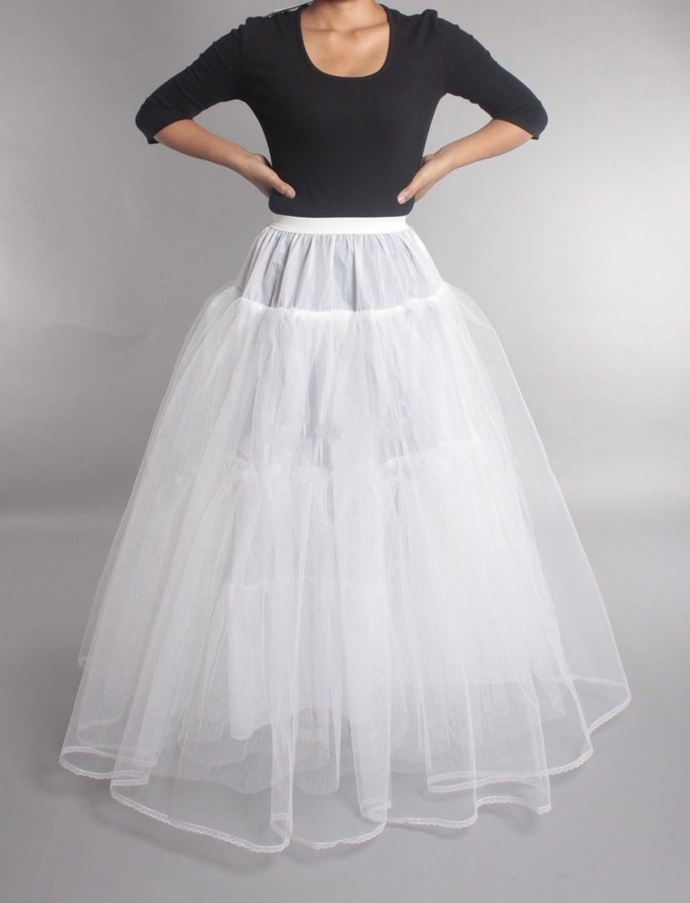 In Store Underskirt Bridal Dress Hoop Slips Wedding Petticoat Crinoline Slip PromE