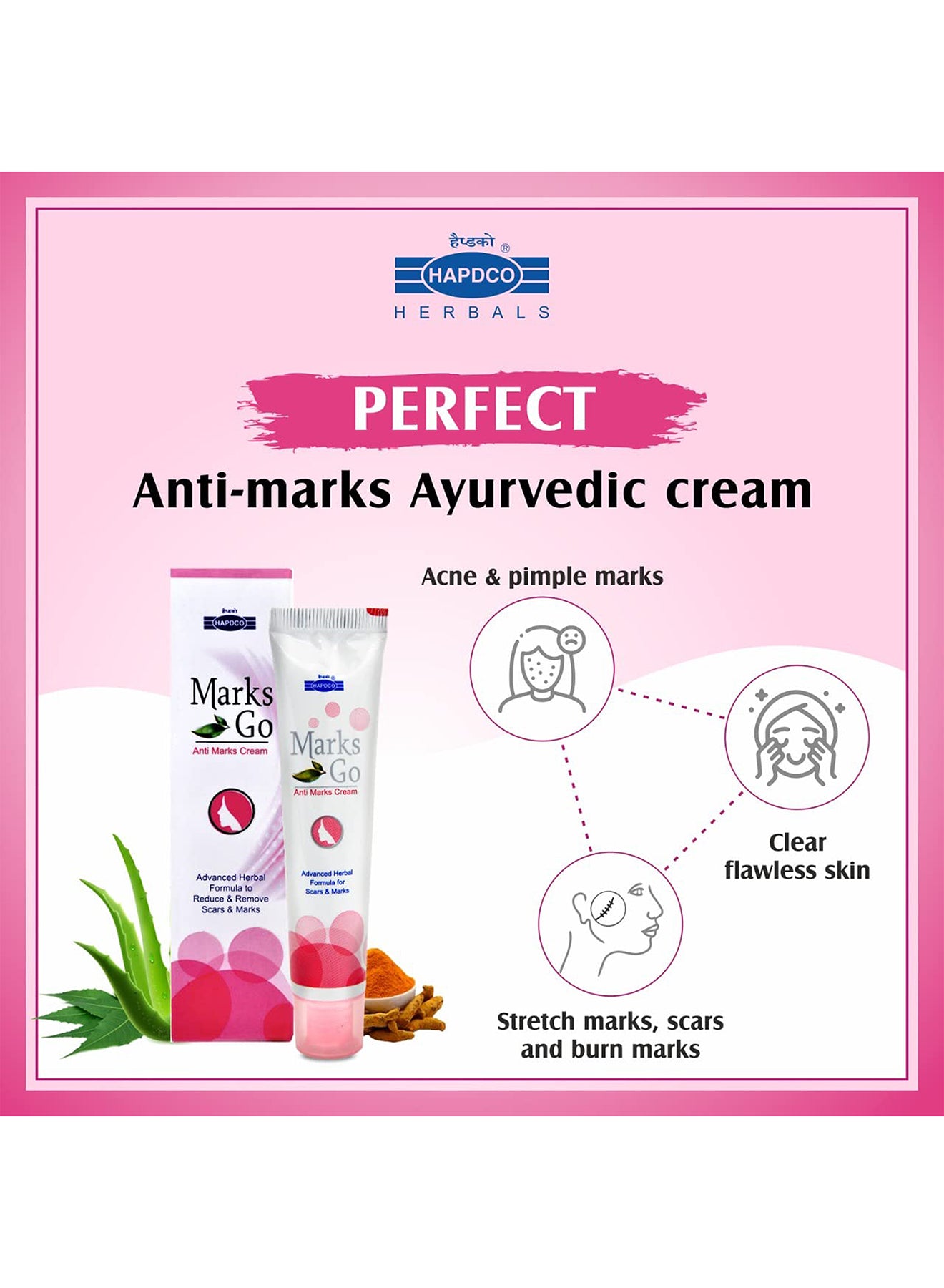 Anti Marks Cream Advanced Herbal Formula To Reduce And Remove Scar  Marks 25g Value Pack of 3 