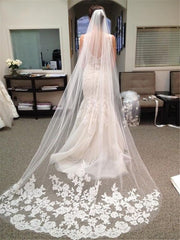 In Store Lace bridal veil