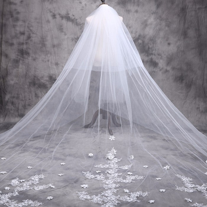 In Store 5Meter wedding veil for brides head dress and wedding dress accessories