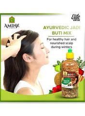 Amina Herbal Jadibuttijadibutty for Hair Fall Dandruff Value Pack of 4 