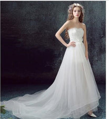 In Store  Sexy Detachable Skirt Mermaid Tulle Lace Appliques Short Wedding Dress