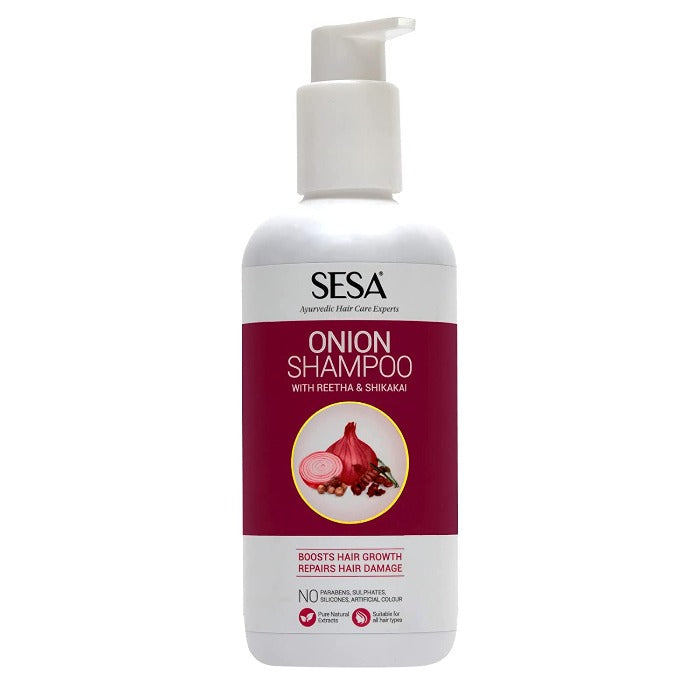 Sesa Onion Shampoo with Reetha  Shikakai 300 ml Value Pack of 2 