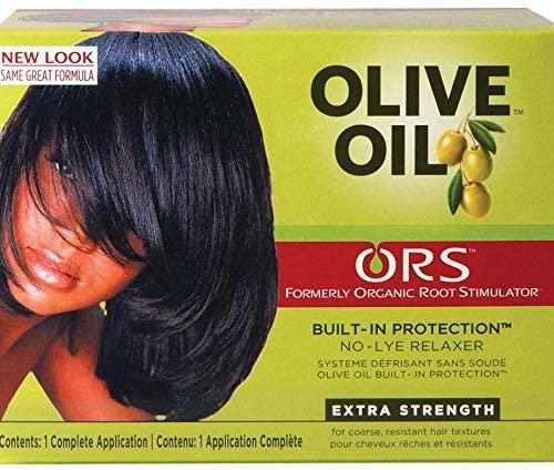 Organic Root Stimulator Olive Oil Nolye Relaxer Extra Strength Kit