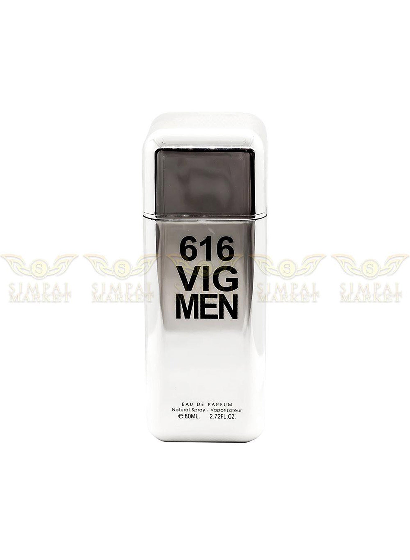 616 VIG MEN Eau De Parfum Spray 80ml Value Pack of 2 