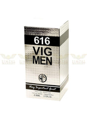 616 VIG MEN Eau De Parfum Spray 80ml Value Pack of 3 