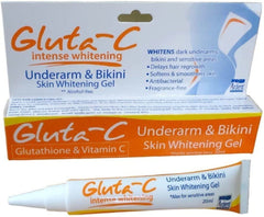 GlutaC Underarm  Bikini skin whitening gel 20ml Value Pack of 2 