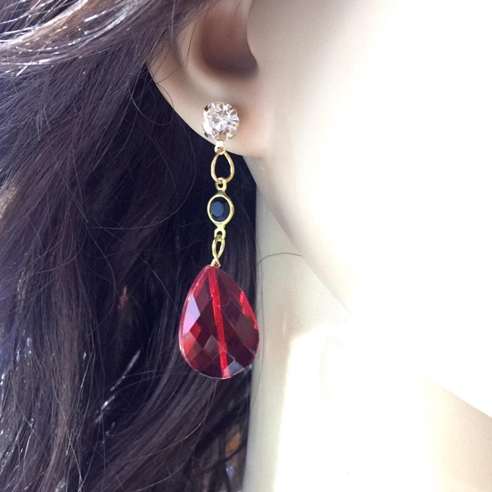 Crystal Earring  Stud Dangling Party  Daily wear 023 - Simpal Boutique