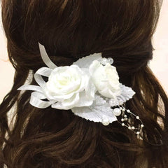 Bride Wedding Hair comb flower Headpieces (Side,back front) accesories Bridal Decorative Prom Hair Accessories for Women and Girls - Simpal Boutique
