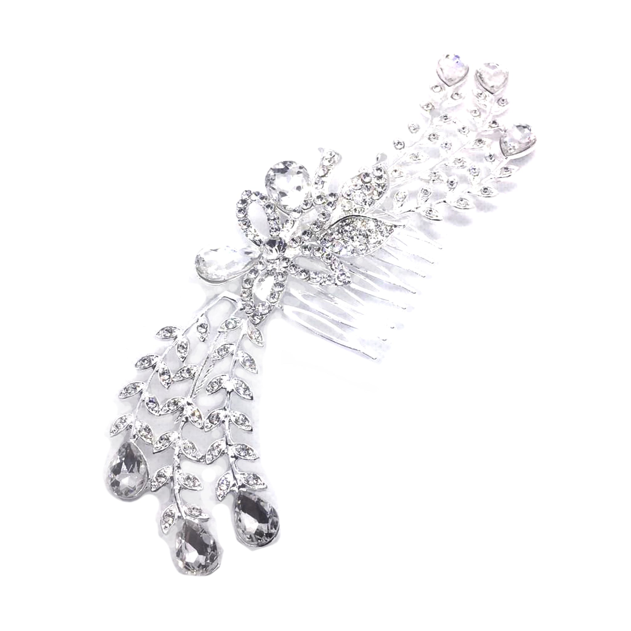 Bride Wedding Hair Comb Crystal Hair Jewelry Headpieces Side Combs Bridal Decorative Prom Hair Accessories for Women and Girls - Simpal Boutique