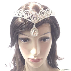 Elegant Wedding Bride Crown Headwear Rhinestone Tiaras Hairpin Wedding Hair Accessories Bride Jewelry❤ - Simpal Boutique