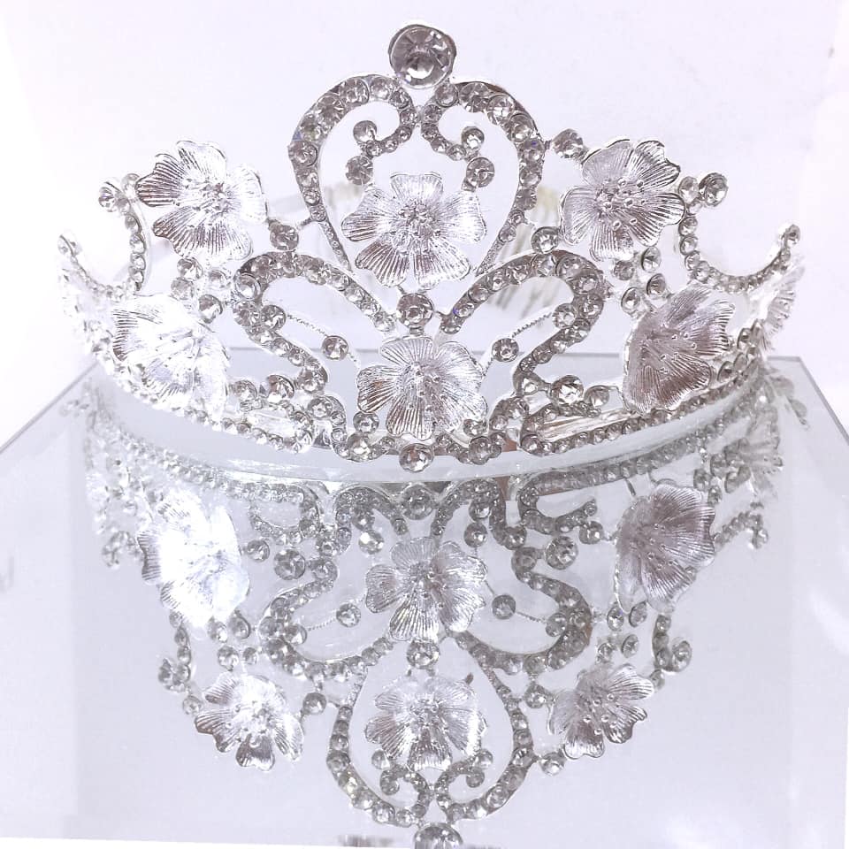 Bridal Wedding Tiara Crown Headband Birthday Banquet Crystal Crown Headdress - Simpal Boutique
