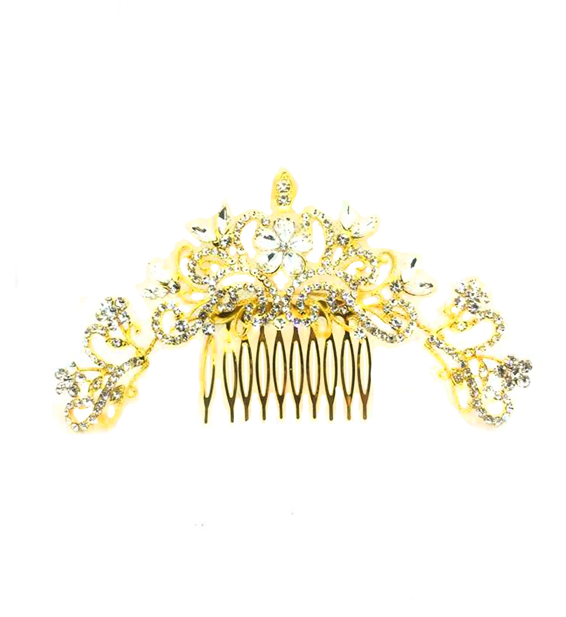 Bride Wedding Hair Comb Crystal Hair Jewelry Headpieces Side Comb Bridal Decorative Prom Hair Accessories for Women and Girls - Simpal Boutique