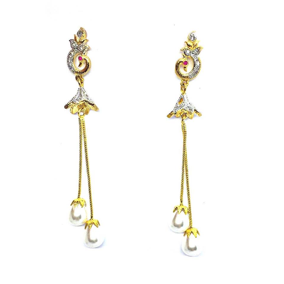 Fashion Pearl Stud Dangling Party  Daily Earring 02 - Simpal Boutique