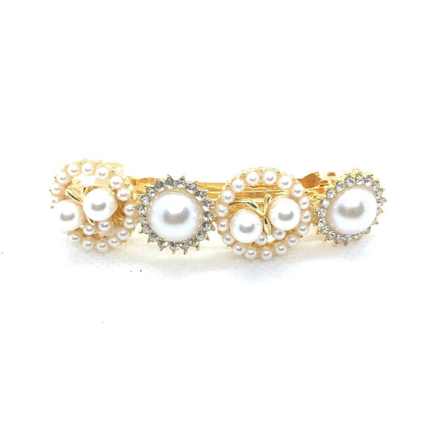 Korean Style 02 Hair Pins Pearl immitation Headwear Barrette Decorative Accessories For daily wear, any Party and Occasions - Simpal Boutique
