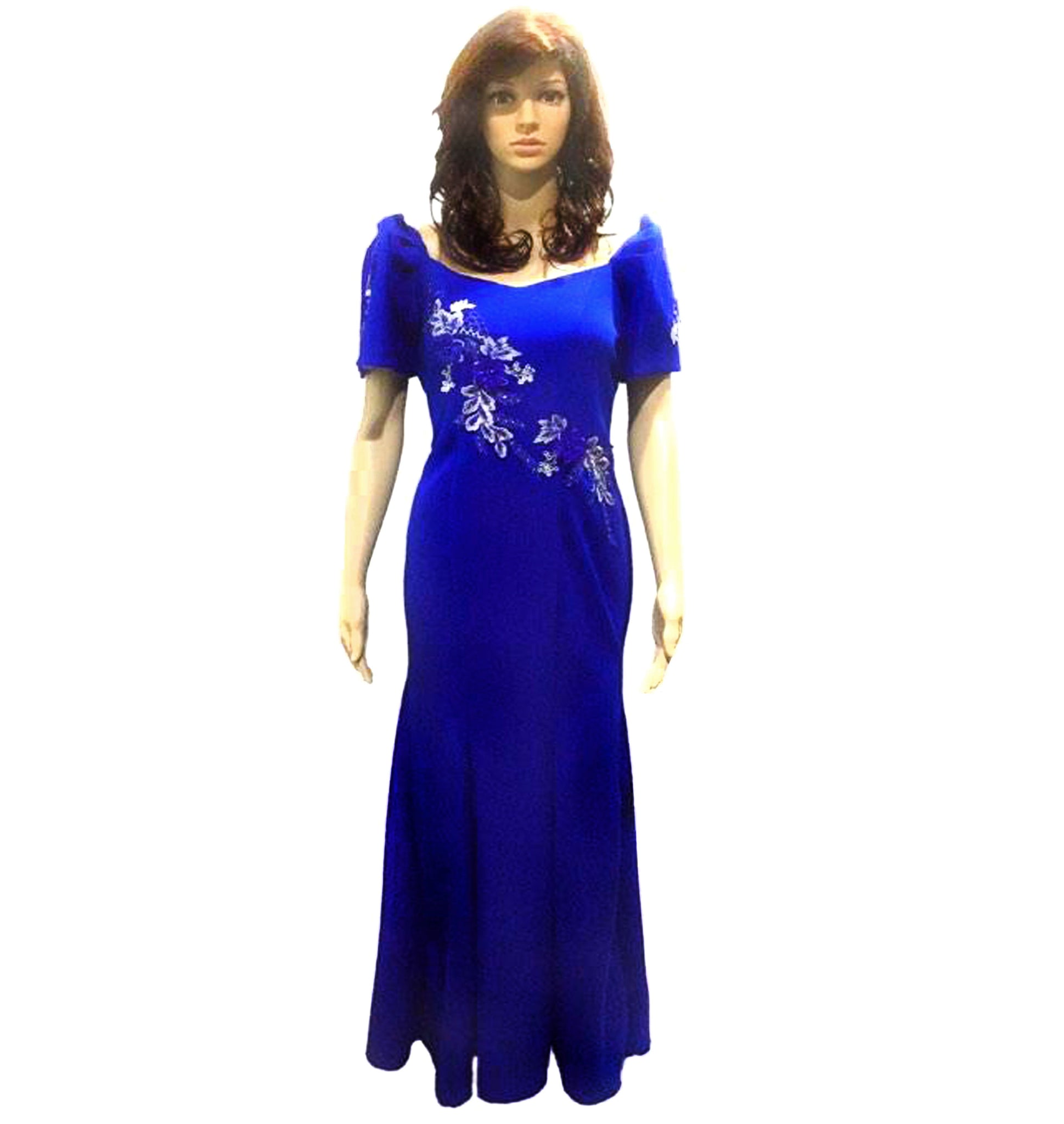 Mestiza Filipiniana Spandex Gown - Simpal Boutique