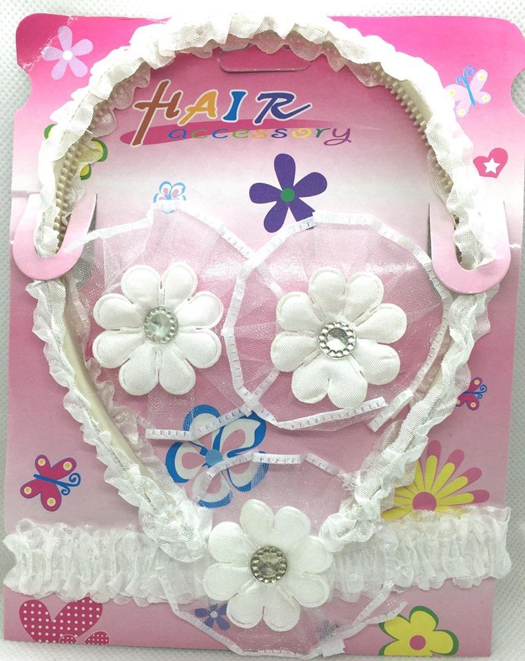 Headband+hairclips Set for girl Children Fashion Set Kids Head Bands Children Hair Accessories - Simpal Boutique