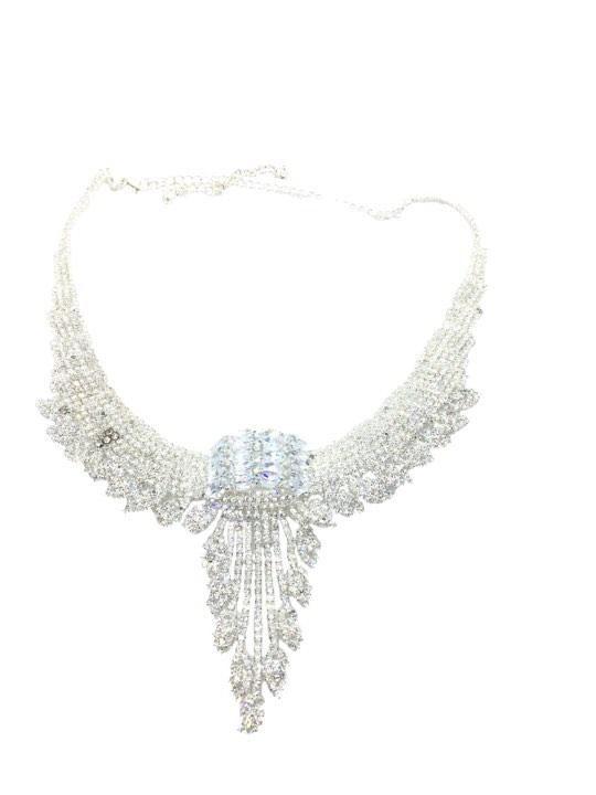 Necklace Set Zirconia Jewellery Earring Bracelet Ring - Simpal Boutique
