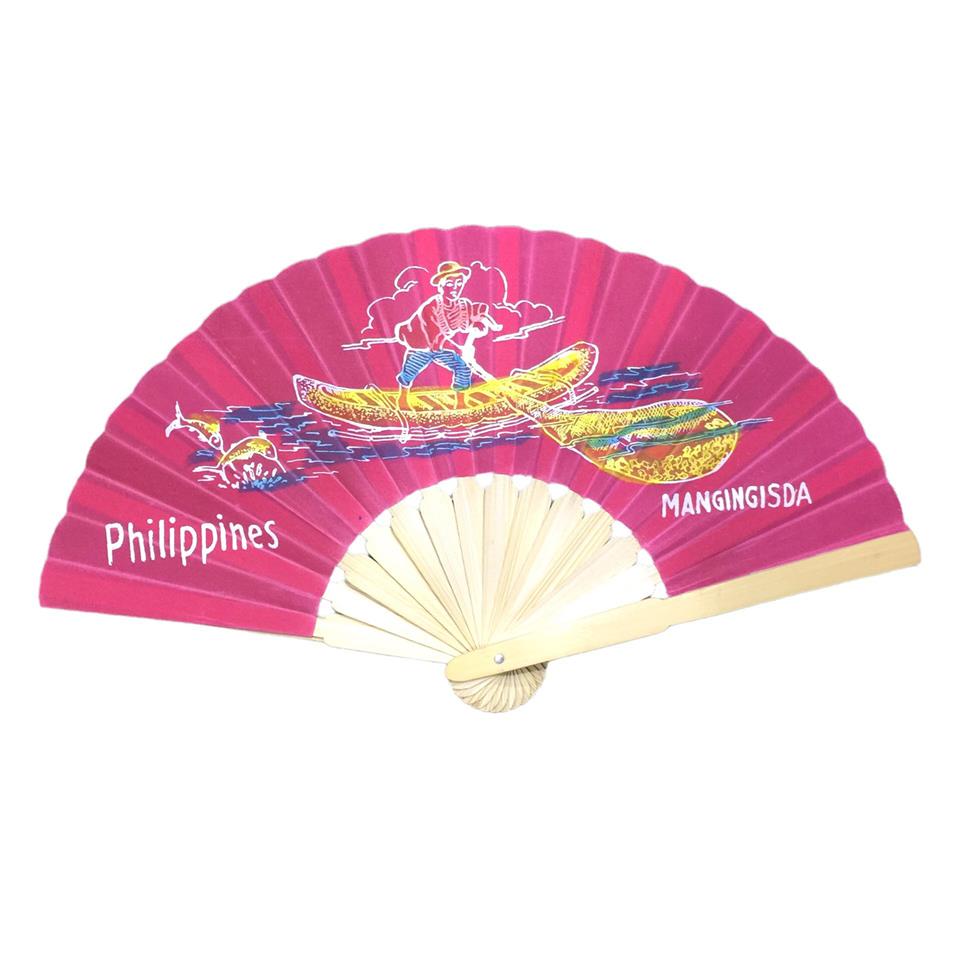 Hand painted Fan Philippine Arts and Craft - Simpal Boutique