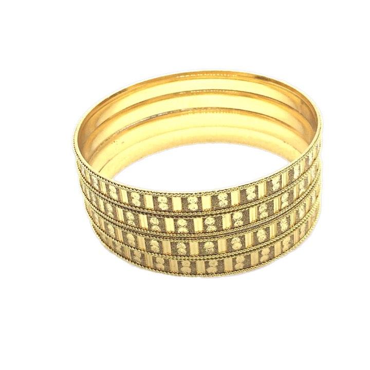 Bangles Gold coated Jewelery  4n1 set 01 - Simpal Boutique