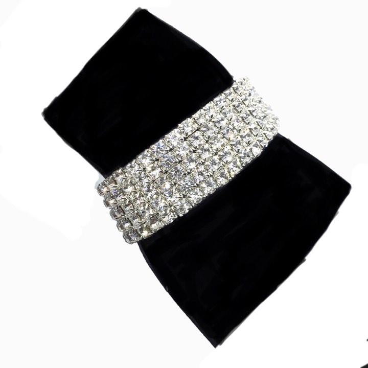 Fashion Stretchable Rhinestone Bracelet Crystal Bangles - Simpal Boutique