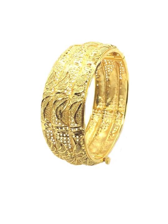Gold Brass Screw Bangles Bracelet  for Women & Girls - Simpal Boutique