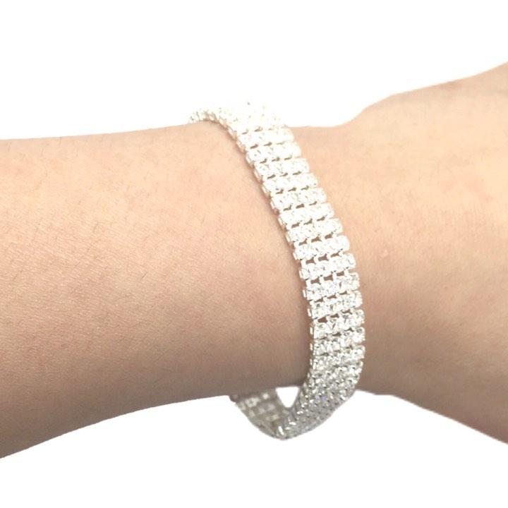 Fashion Accessories Rhinestone Bracelet Crystal Bangles - Simpal Boutique
