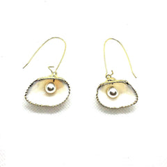Unique Earring Women Fashion Beach Style Shell Pearl Alloy Earrings Jewelry 02 - Simpal Boutique