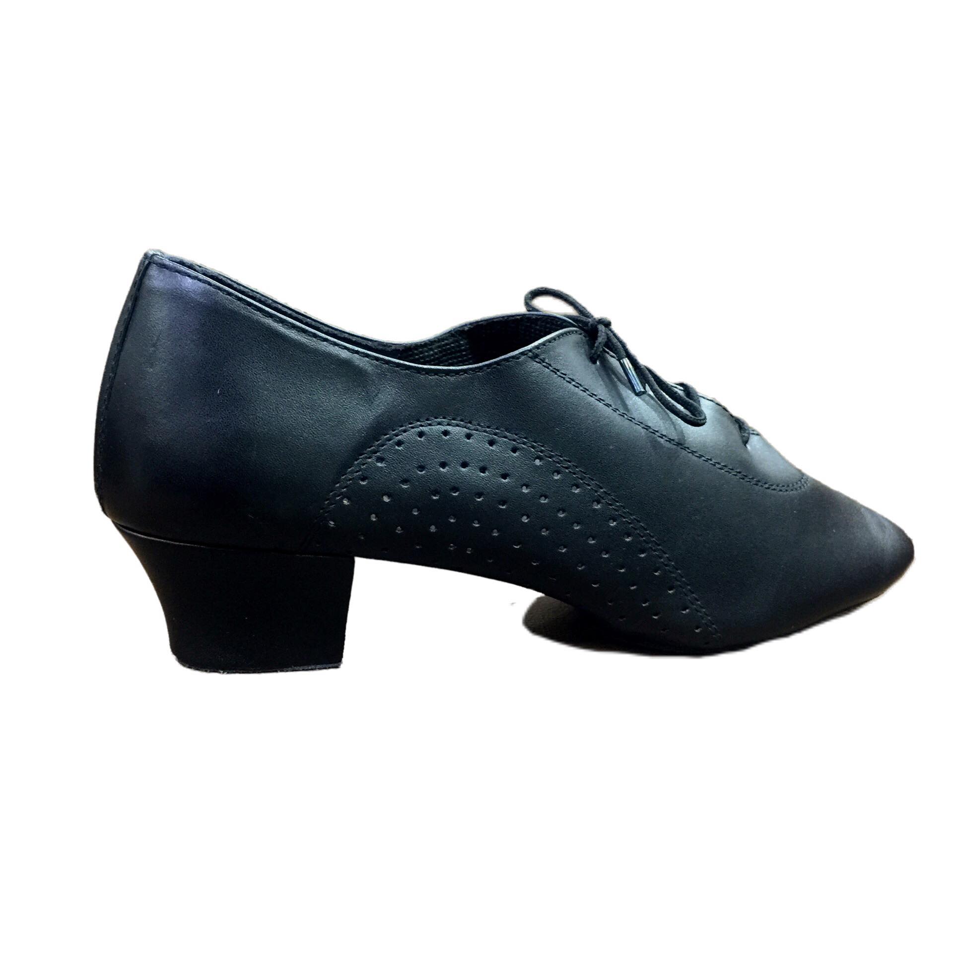 Help Me Dance Men's Modern Shoes / Ballroom Shoes Leather Lace-up Heel KVE-10DM - Simpal Boutique