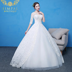 In Store Elegant Long sleeve wedding dress