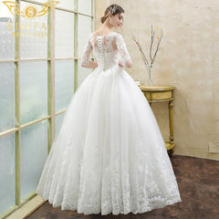 In Store Brides longsleeved forest lace wedding dress