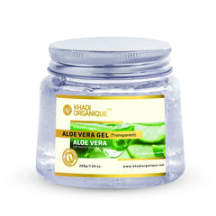 Khadi Organique Pure Aloe vera Gel  (200g) - Moisturizing,Transparent and natural - Simpal Boutique